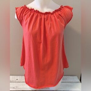 Chaser Cap Sleeve Top with Smocked Neckline - NWT